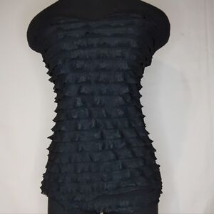 Wet Seal Black Layered Tank Top